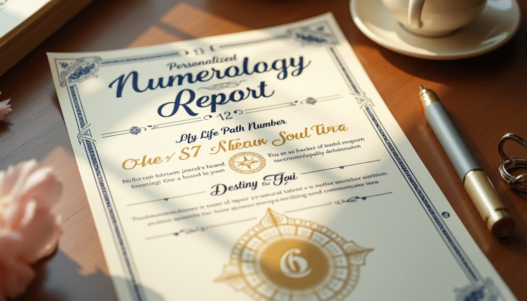 PERSONALIZED NUMEROLOGY REPORTS 2