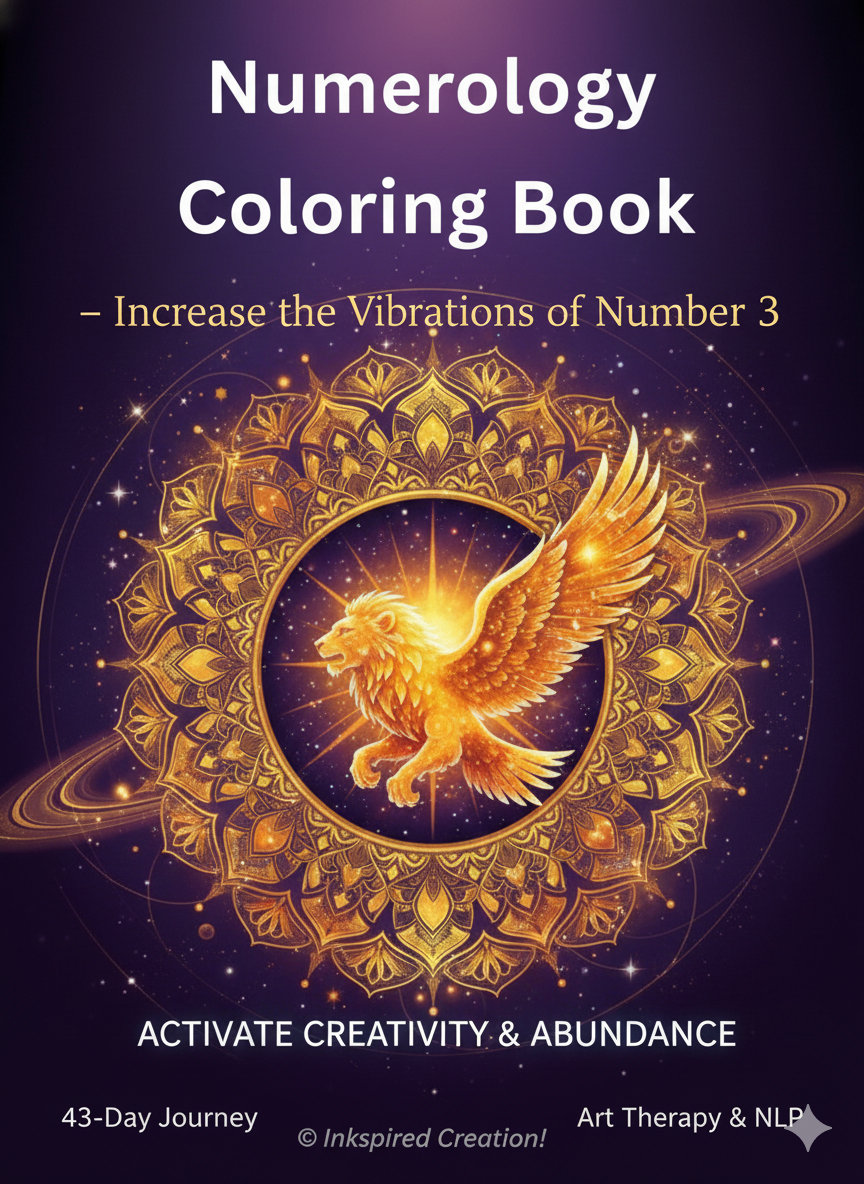 numerology energized coloring book: increase the vibrations of number 3 numerology energized coloring book: increase the vibrations of number 3