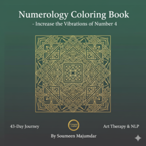 numerology energized coloring book for number 4 – boost stability, discipline & mental clarity | inkspired creation