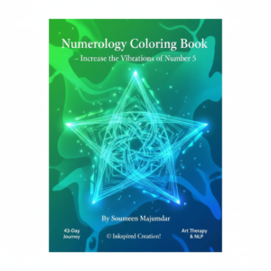 numerology energized coloring book for number 5 – boost adaptability, freedom & creative energy | inkspired creation