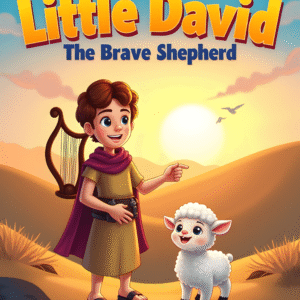 adventures with little david "a story of faith over fear" bible story read & coloring series for kids)