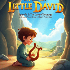 adventures with little david – the cave of courage: a story of trust, hope, and god’s protection : bible inspired read and color book
