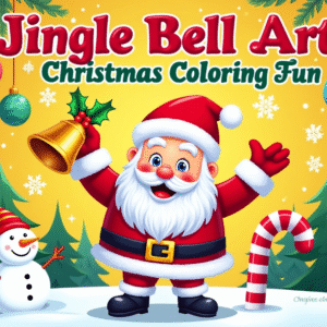 jingle bell art: christmas coloring fun: unleash holiday joy with every color!