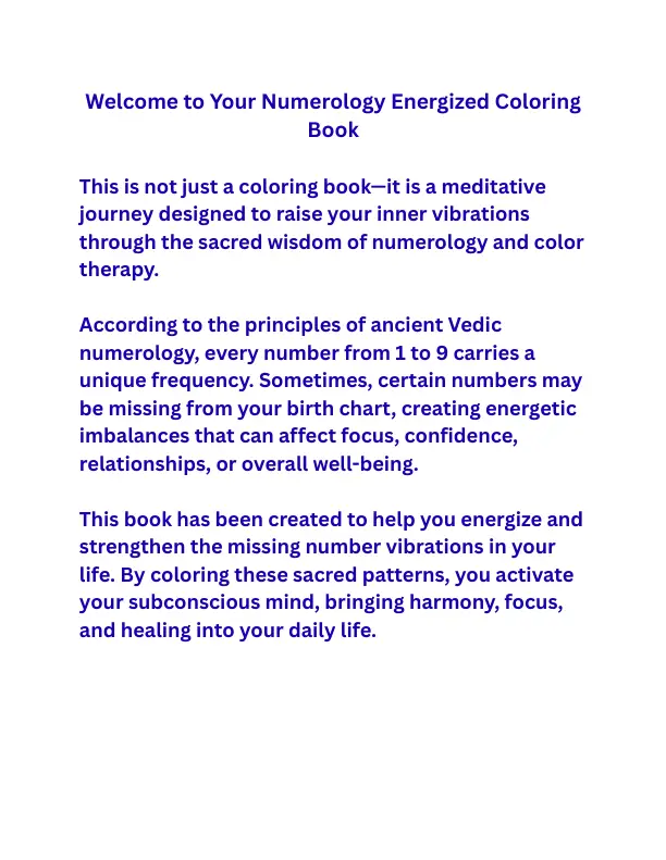 numerology energized coloring book: increase the vibrations of number 2 numerology energized coloring book: increase the vibrations of number 2