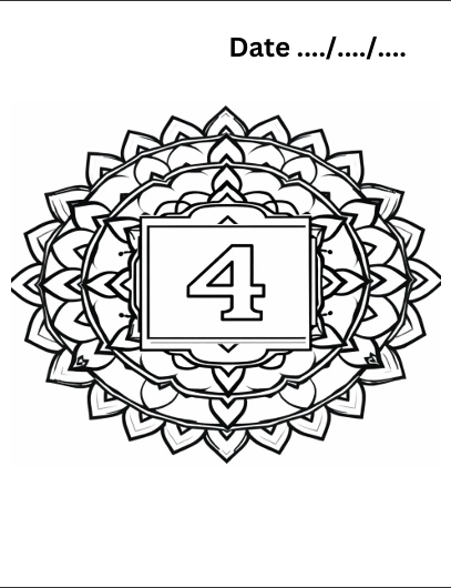 numerology energized coloring book: increase the vibrations of number 4 numerology energized coloring book: increase the vibrations of number 4