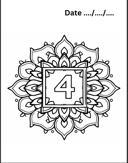 numerology energized coloring book: increase the vibrations of number 4 numerology energized coloring book: increase the vibrations of number 4