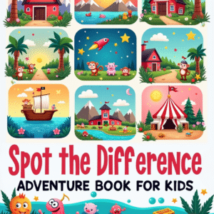 spot the difference activity book for kids | brain games & picture puzzles