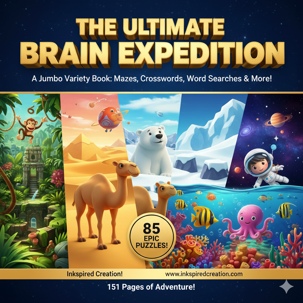 the ultimate brain expedition: 85 puzzle jumbo variety adventure (premium color edition) the ultimate brain expedition: 85 puzzle jumbo variety adventure (premium color edition)