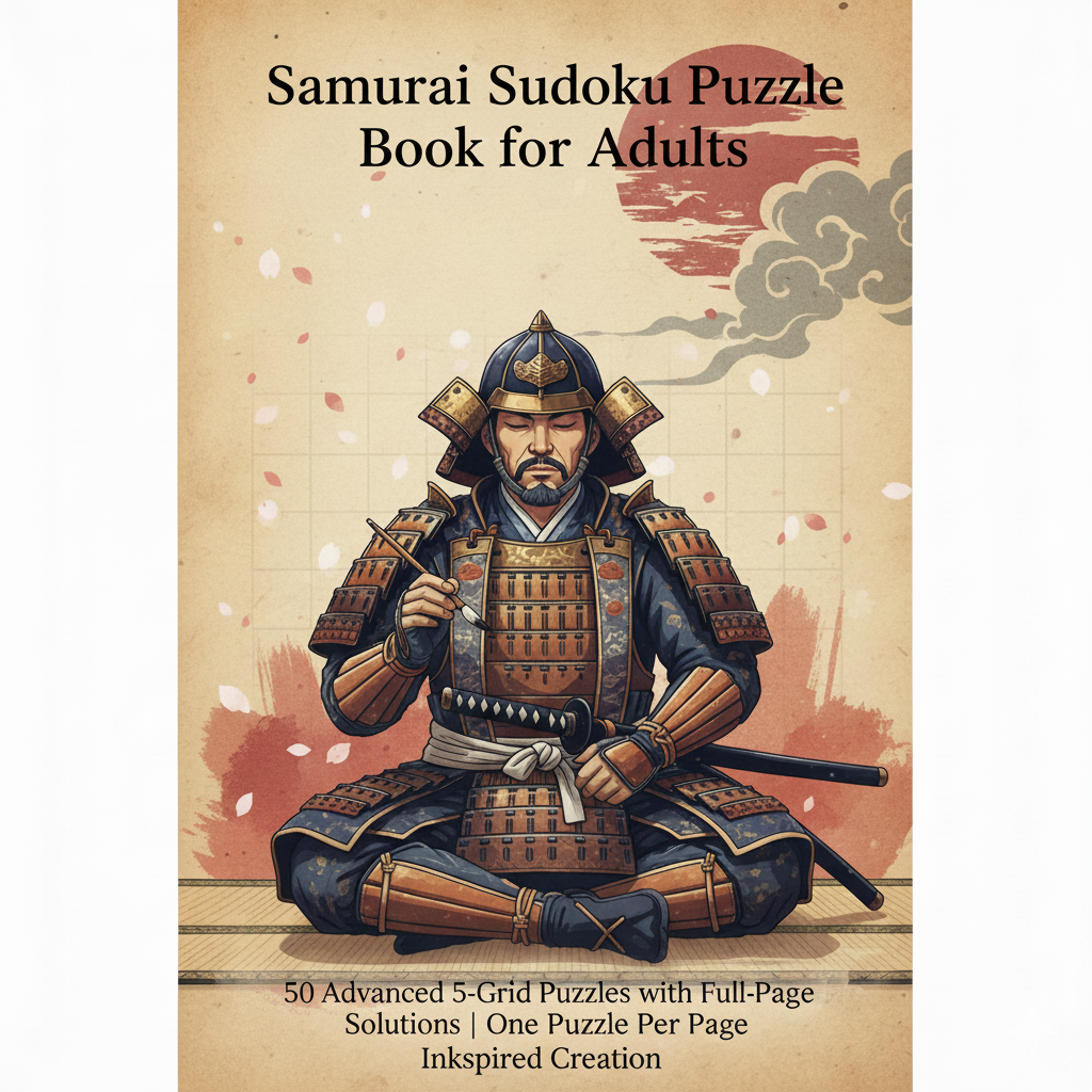 samurai sudoku puzzle book for adults – vol. 1 | 50 advanced 5 grid puzzles samurai sudoku puzzle book for adults – vol. 1 | 50 advanced 5 grid puzzles