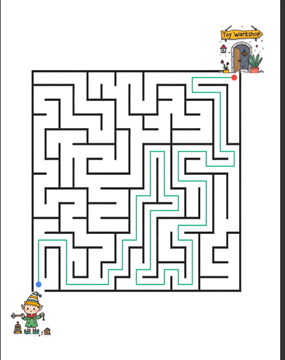holiday maze adventure: 25 festive mazes for christmas fun & brain boosting challenge holiday maze adventure: 25 festive mazes for christmas fun & brain boosting challenge