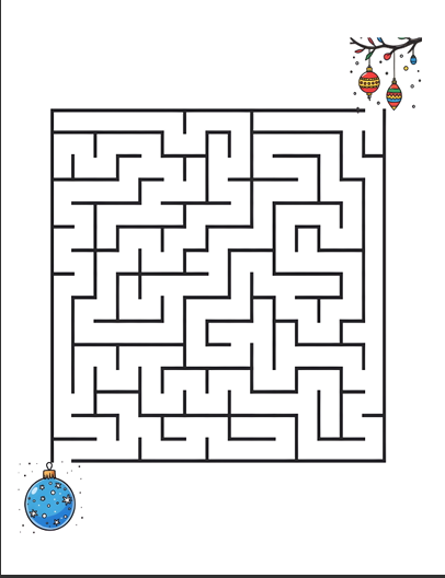 holiday maze adventure: 25 festive mazes for christmas fun & brain boosting challenge holiday maze adventure: 25 festive mazes for christmas fun & brain boosting challenge