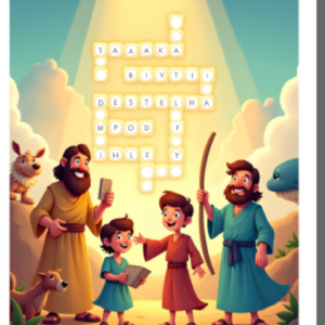 bible crossword adventure for kids old testament heroes, stories & faith filled fun