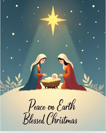 faith inspired nativity canva editable christmas greeting card faith inspired nativity canva editable christmas greeting card