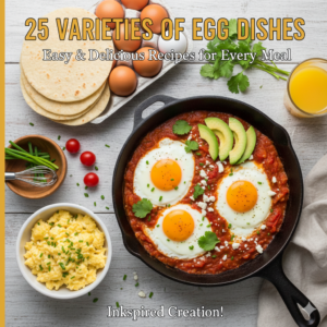 25 varieties of egg dishes: easy & delicious recipes for every meal