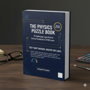 the physics logic puzzle book: 25 challenging stem grids (digital download)