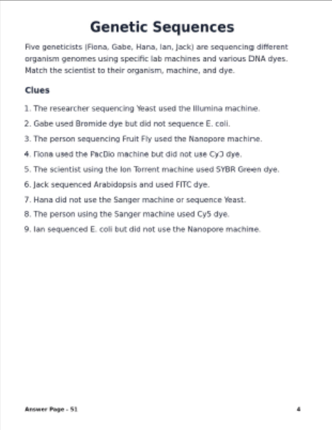 biology logic puzzle book: 25 life science grids for teens & adults genetics, botany & marine bio pdf biology logic puzzle book: 25 life science grids for teens & adults genetics, botany & marine bio pdf