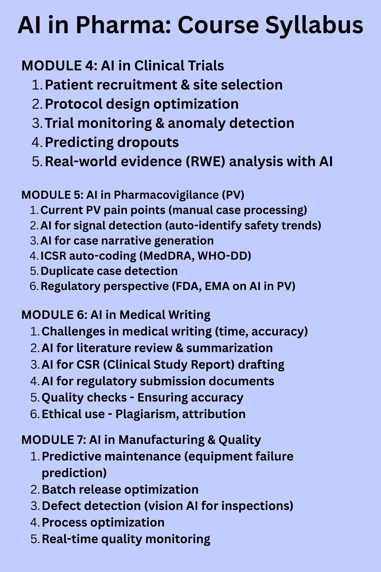 ai for pharma professionals: automate, don’t eliminate — practical ai skills for qa, pv, regulatory & medical writing ai for pharma professionals: automate, don’t eliminate — practical ai skills for qa, pv, regulatory & medical writing