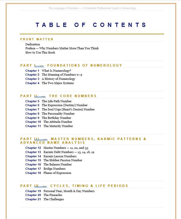 the language of numbers : a complete professional guide to numerology the language of numbers : a complete professional guide to numerology