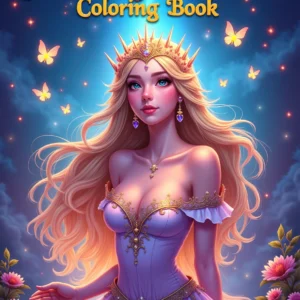 fantasy women coloring book: magical & enchanting female portraits for creativity