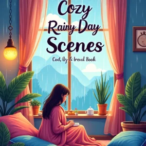 cozy rainy day scenes coloring book: relaxing & peaceful moments for creativity